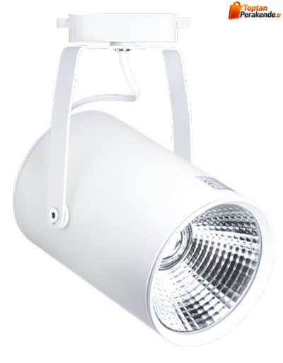 Lamptime 30w Beyaz Gövde Ray Spot Armatür 3000K (Günışığı)